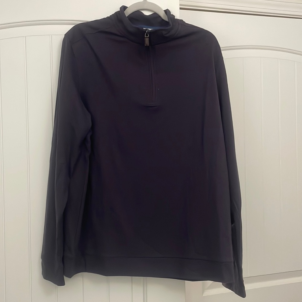 NWT Men’s Deep Purple/Plum performance pull over. Size Large